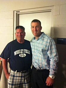 Kevin with Todd Frazier Kevin with Todd Frazier