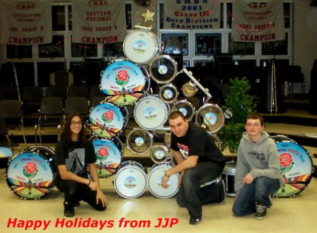 Jackson Memorial High School Jaguar Marching Band Christmas card Jackson Memorial High School Jaguar Marching Band Christmas card