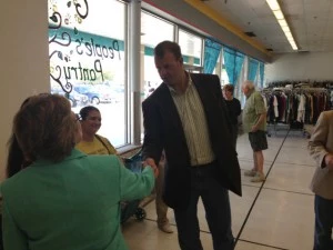 Congressman Jon Runyan stops by the People's Pantry Congressman Jon Runyan stops by the People's Pantry