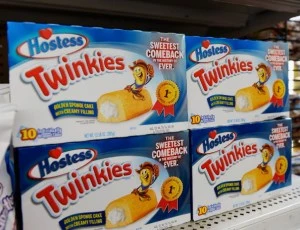 Hostess Twinkie supermarket display Hostess Twinkie supermarket display