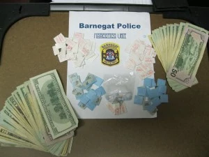 Items recovered by Barnegat Police during arrest Items recovered by Barnegat Police during arrest