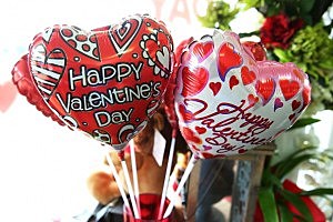 Valentine's Day ballons Valentine's Day ballons