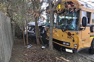 School Bus Crash at Toms River High School North (Toms River PD) School Bus Crash at Toms River High School North (Toms River PD)