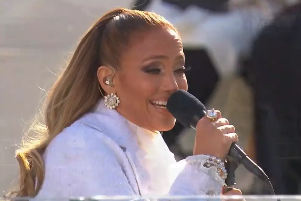 Jennifer Lopez Slipped a Little ‘Let’s Get Loud’ Into Her Inauguration Performance