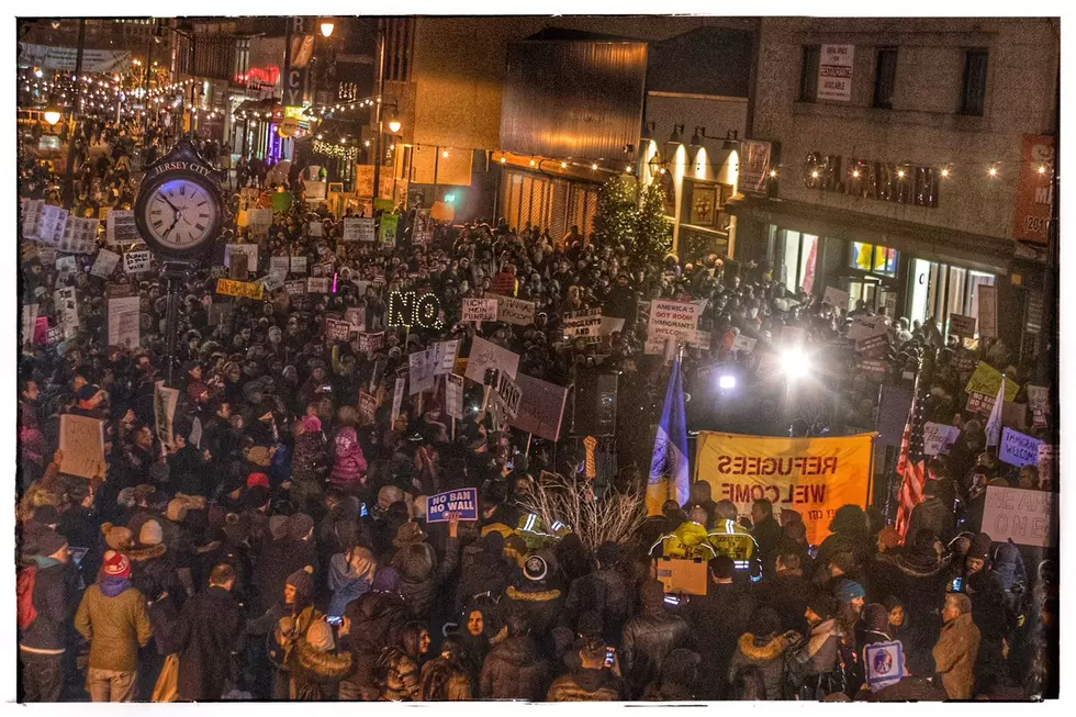 Protests against Trump order continue in New Jersey